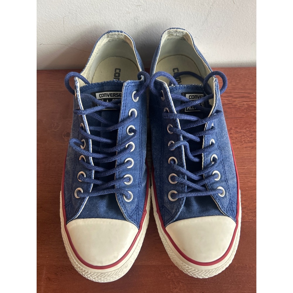 Converse Blue Chuck Taylor Low Top All Star Sneakers Mens 9 Womens 11